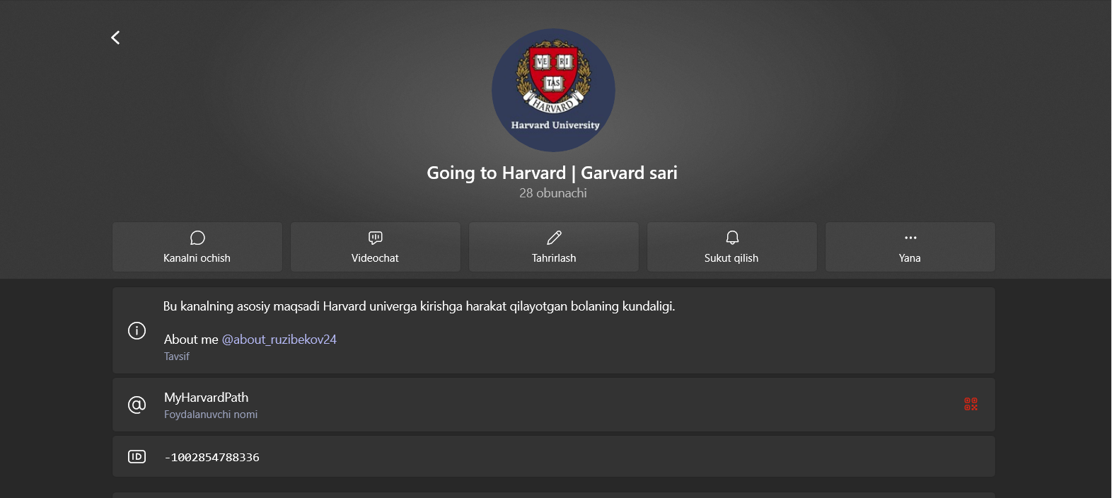 Harvard uy